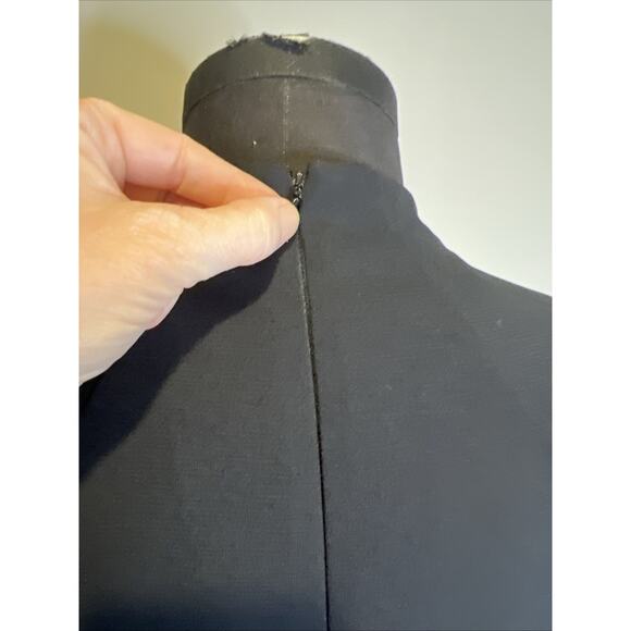 Yves Cossette Depeche Mode Black Sleeveless Dress Size 6 Classic - Picture 9 of 11